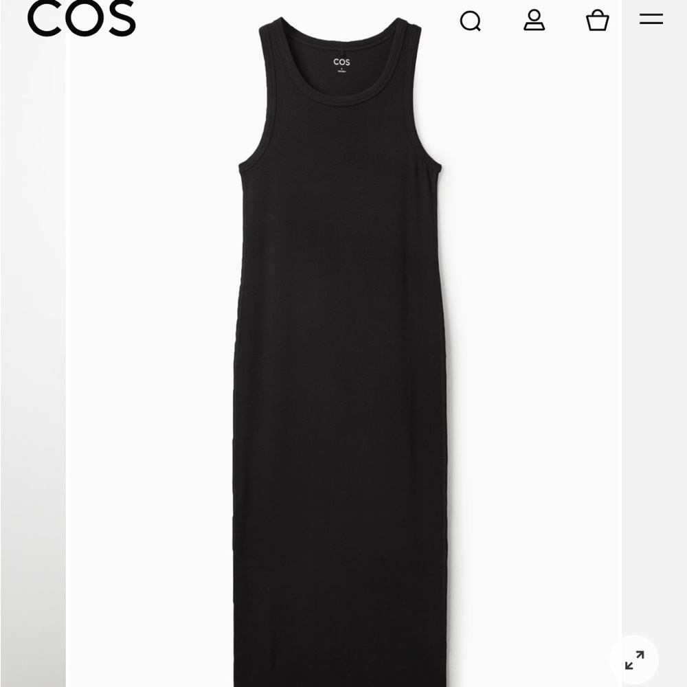 Cos RIBBED TUBE DRESS